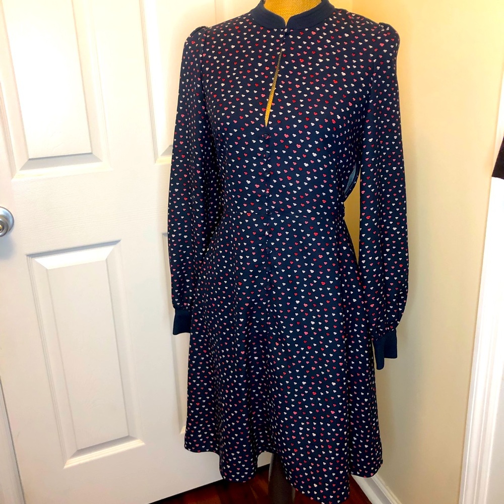 NWOT Kate Spade Lip Print Dress 4
